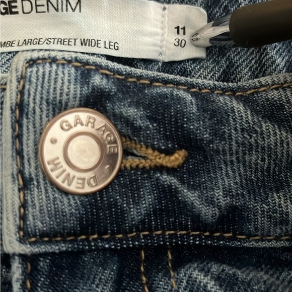 Garage Denim Street Wide Leg jeans size 11/30 - Picture 5 of 7